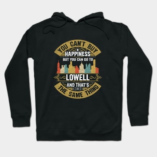 Lowell City Massachusetts State USA Flag Native American Hoodie